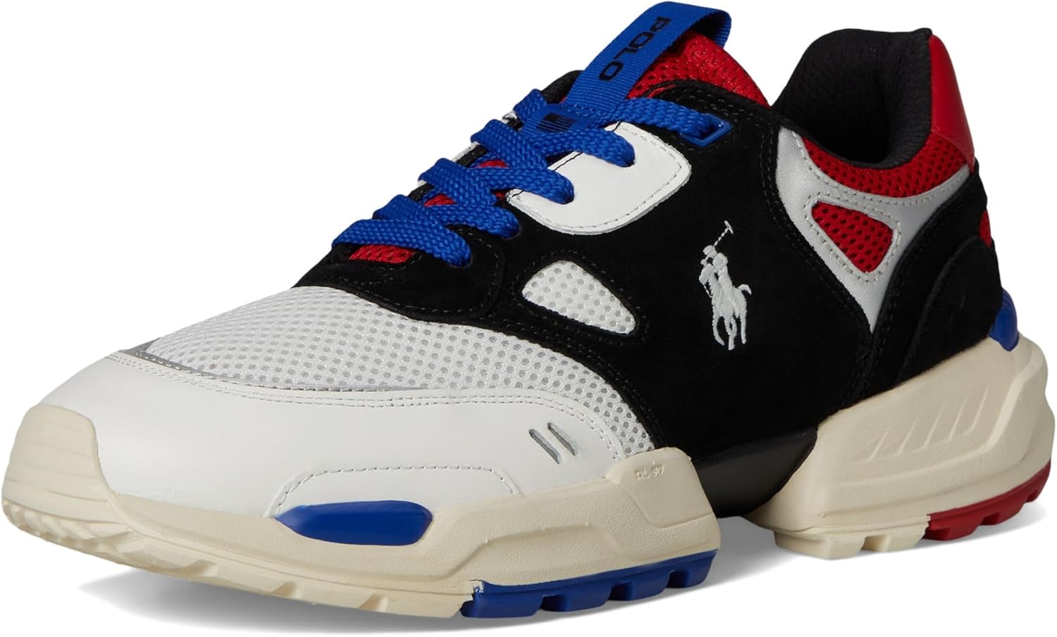 Polo Ralph Lauren Mens Jogger Suede & Corduroy Sneaker - Image 7