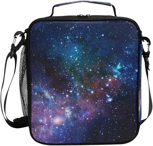 Miniatura 1 de Keceur Fiambrera de pescado bajo, bolsa de almuerzo aislada, lonchera congelable grande, bolsa de almuerzo con correa para el hombro para hombres,