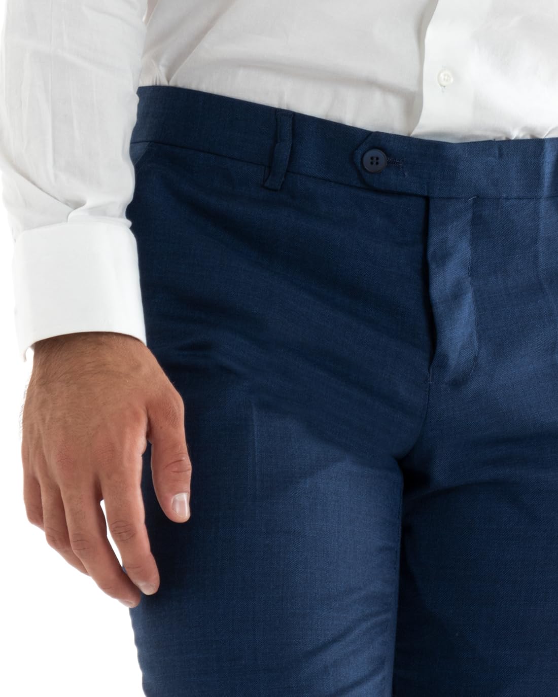 Abito Uomo Outfit Completo Giacca Pantalone Melangiato Cerimonia Elegante Casual