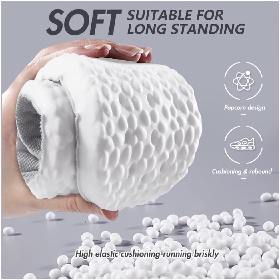 Purastep Memory Foam Shoe Insoles, Elastic Shock Absorbing Height