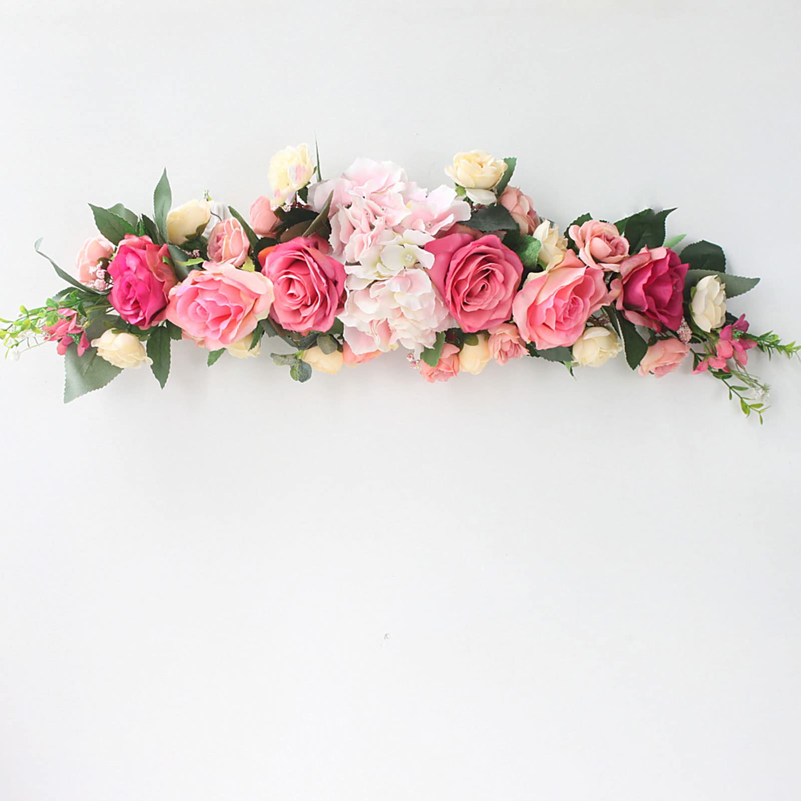 Swag Di Fiori Finti Rustici Con Fiori Di Seta Appesi Fiori, image size:1600x1600