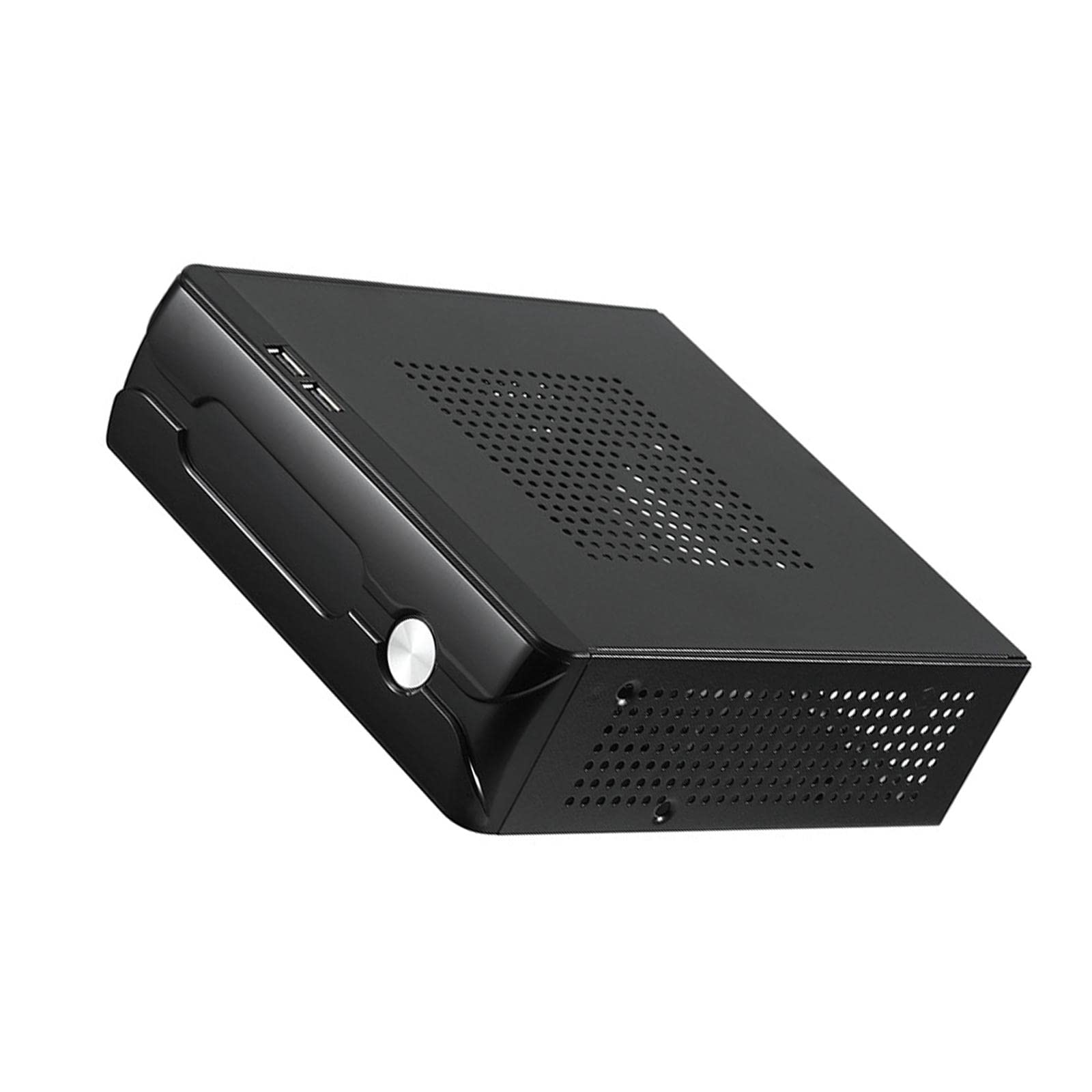 Mini ITX Caso Professionale Metallo 2.0 USB Compact Computer Case per Office M03