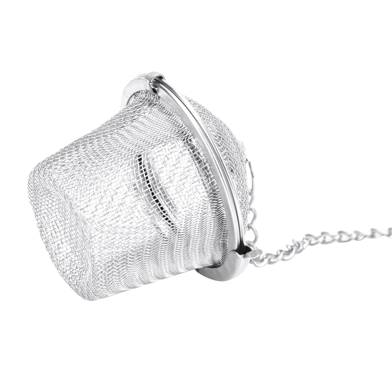 Tea Strainer, Stainless Steel Mesh Infuser with Chain for Tea, Large Size Ideal for Soup, Small and Medium Sizes for Brewing, Easy to Use, Reusable, Suitable for Hot (S)