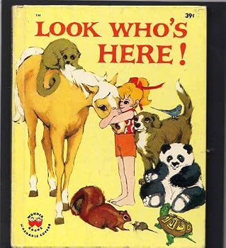 Hardcover Wonder Book #834 Look Who's Here! Book