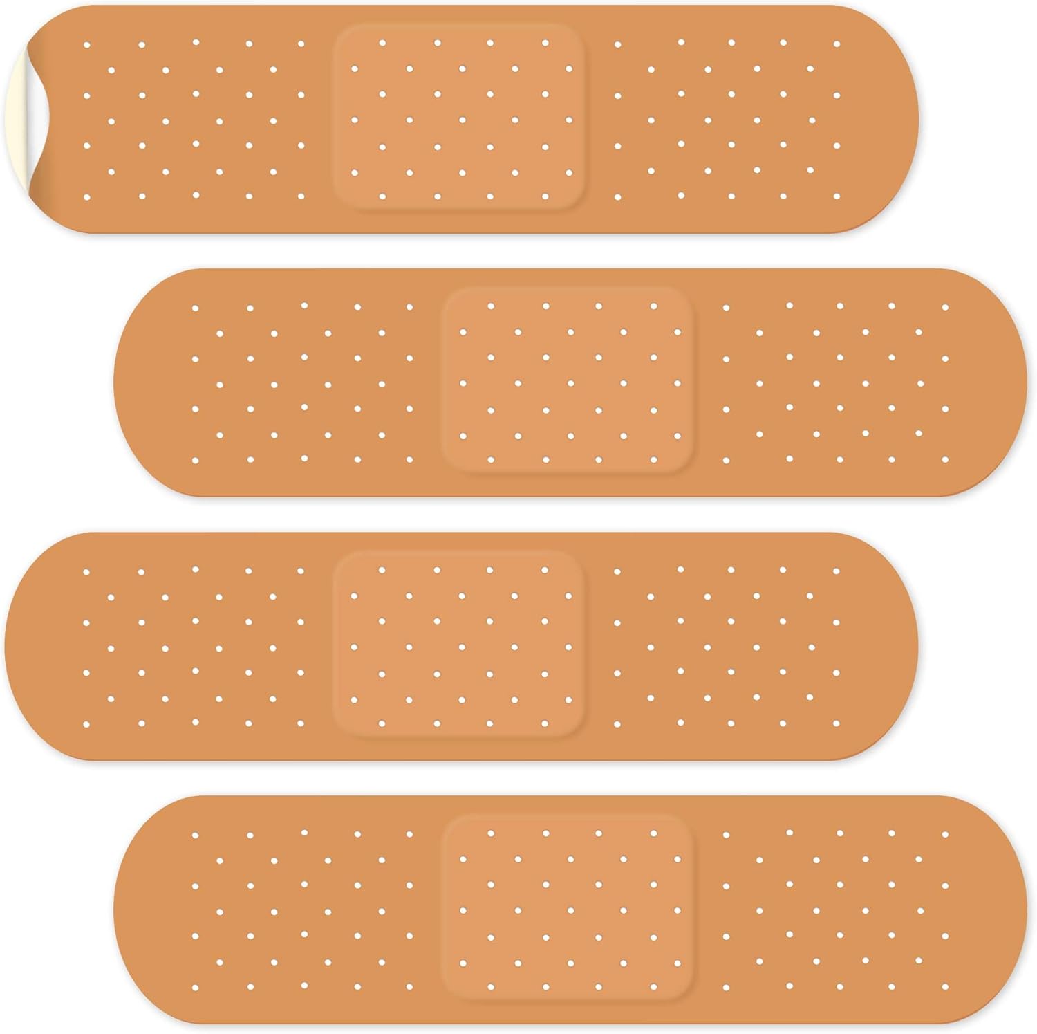 Band Aid Bandage Bumper Funny Sticker for Dent Cover Car, Truck, SUV, Boat, Window Auto Car, 6x24 Inches, (4 Pack) 4 Mil Vinyl Decal Stickers Weather Resistant, Made in USA by My Sign Center