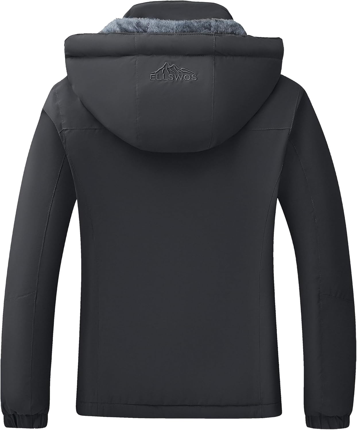 ELLSWOS Womens Winter Coats Waterproof Ski Jacket Warm Snow Jackets Windproof Windbreaker Hooded Raincoat - Image 3