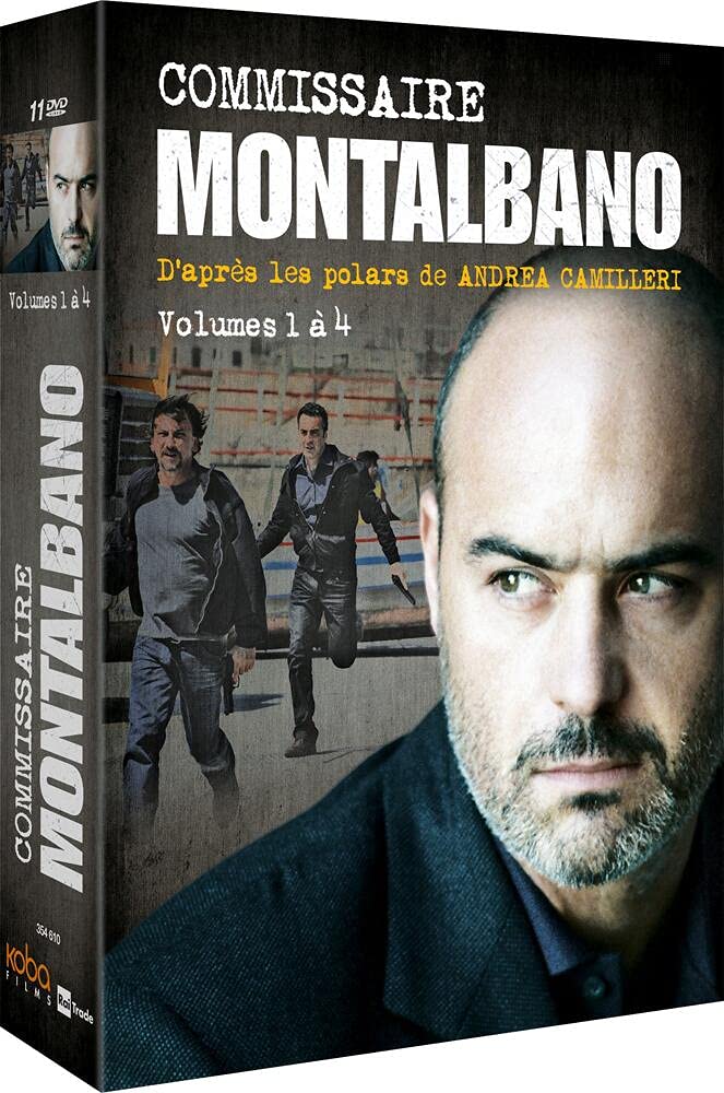 Comisario Montalbano serie completa en DVD volúmenes 1, 2, 3 y 4 pack francés