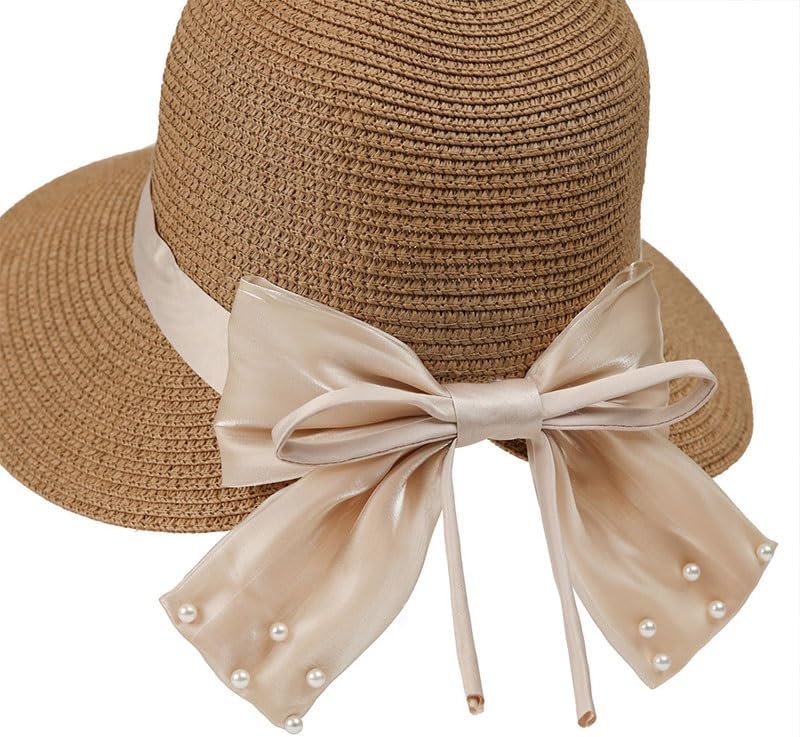 Bow Hat Woman Foldable Sun Outdoor image 3