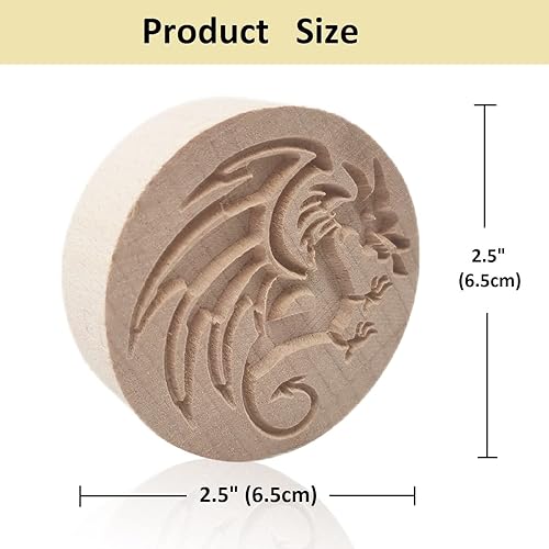 Miniatura 4 de Molde de madera para galletas, sello de galletas de madera, molde de prensa para galletas, molde de galletas 3D, molde de madera para hornear,