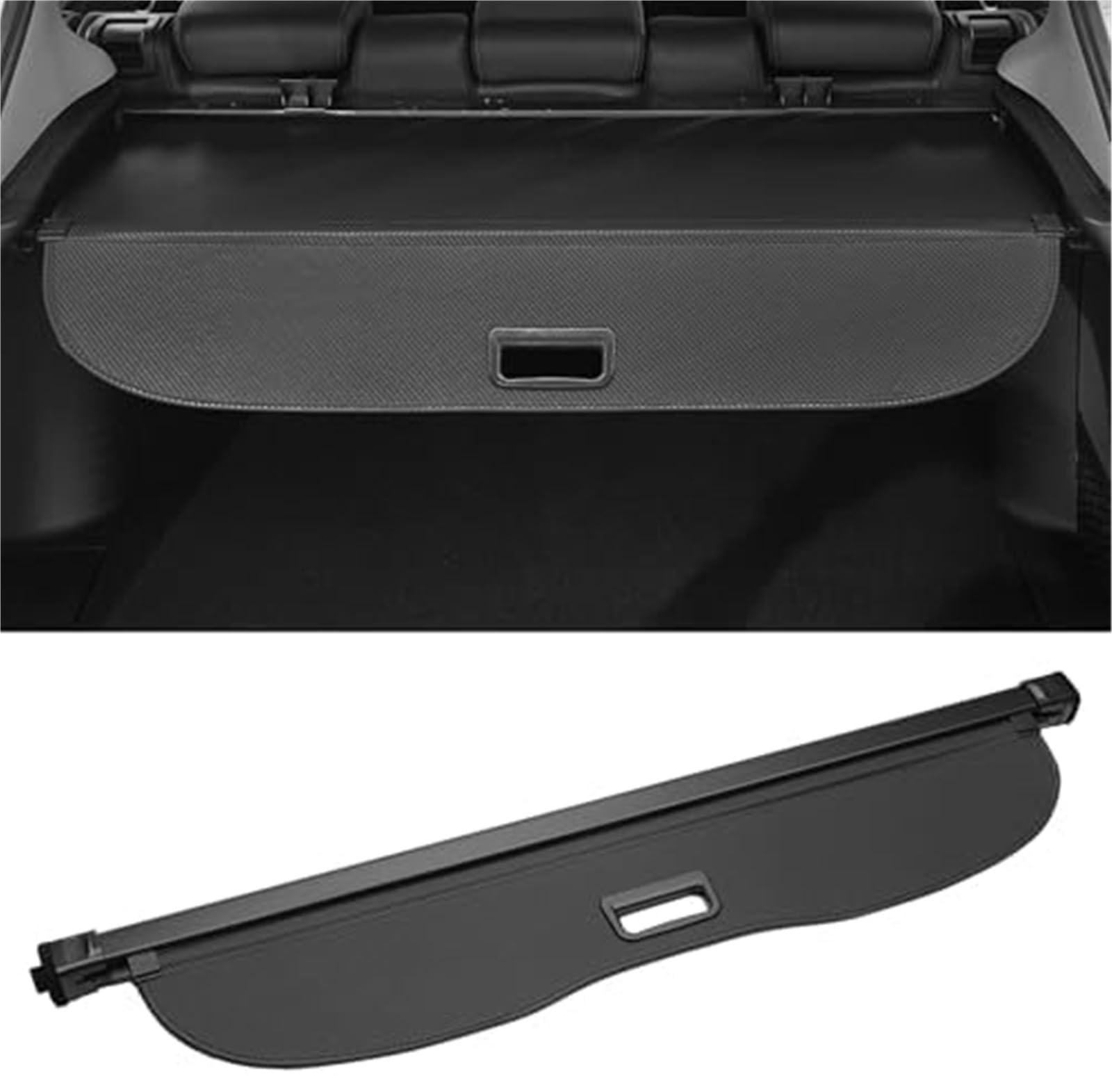 fhjwqronte Cargo Area Storage Rack Car Trunk Retractable Cargo Cover, for Ford, for Kuga Mk2