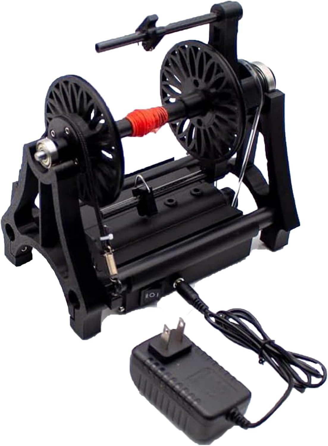 Electric Spinning Wheel, Wool Spinner, 12v Automatic Knitting Yarn Winding Machine, Forward and Reverse Shift/Max Speed 800 RPM, 4 Ounce Capacity for Yarn Weaving Blendin
