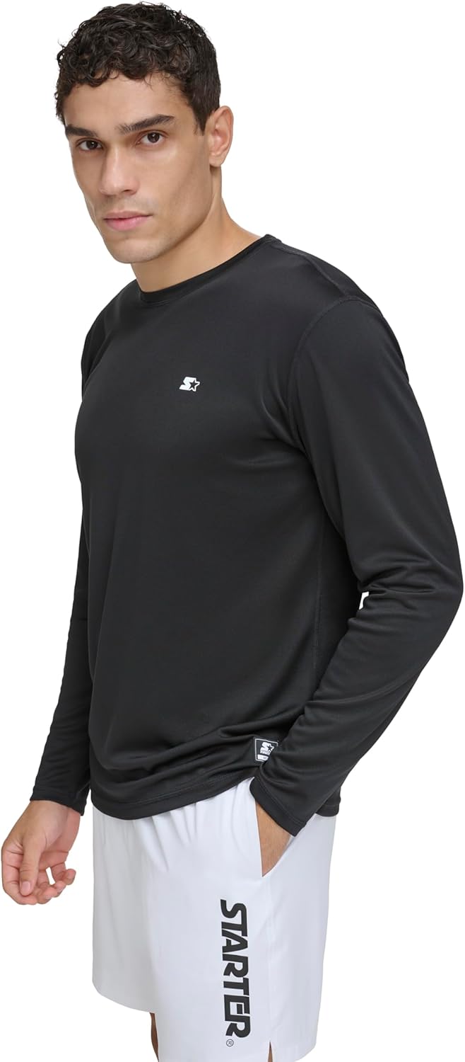 Starter Men’s Quick Dry Long Sleeve Lightweight UPF Active Top