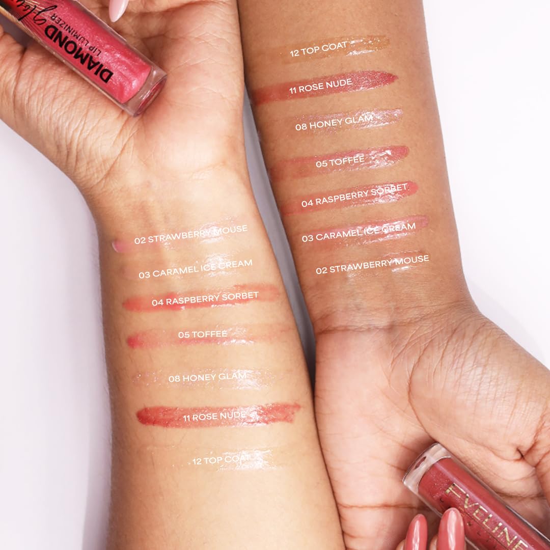 Eveline Cosmetics Lipgloss Diamond Glow Lip'luminezer Hyalunorik Asitli Dudak Parlatıcısı