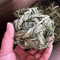 Vista 3 de Hamiledyi Pelota masticable de conejo Timothy Grass Molienda de animales pequeños, juguete masticable para conejos, conejos, hámster, conejillos