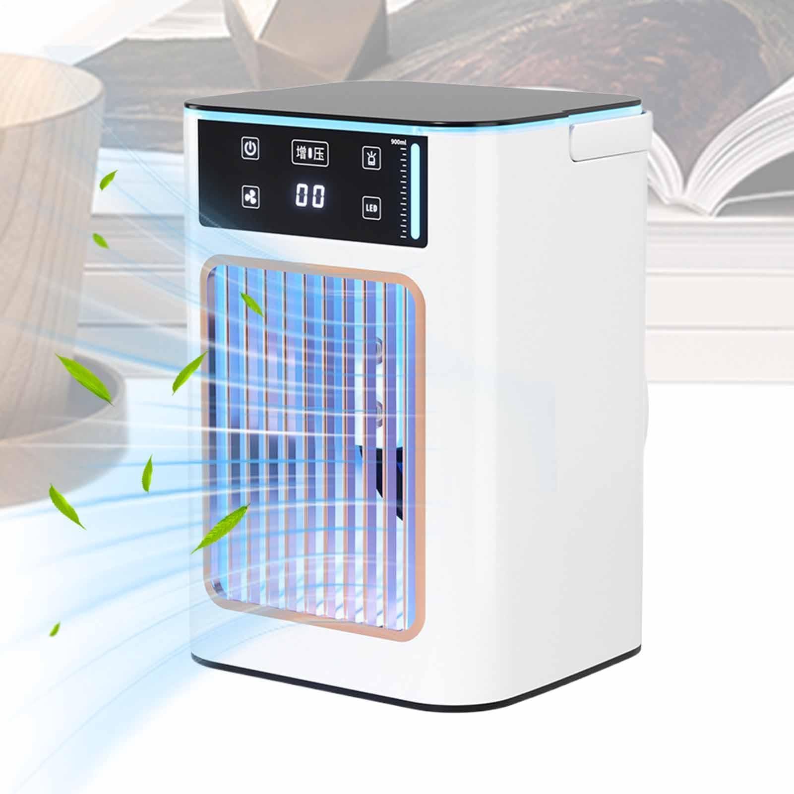 Ventilador Personal Portátil 3-Velocidades | Ventiladores Enfriadores Que Soplan Aire Frío Para Verano Interior Hogar Oficina Dormitorio Escritorio Residencia Viaje