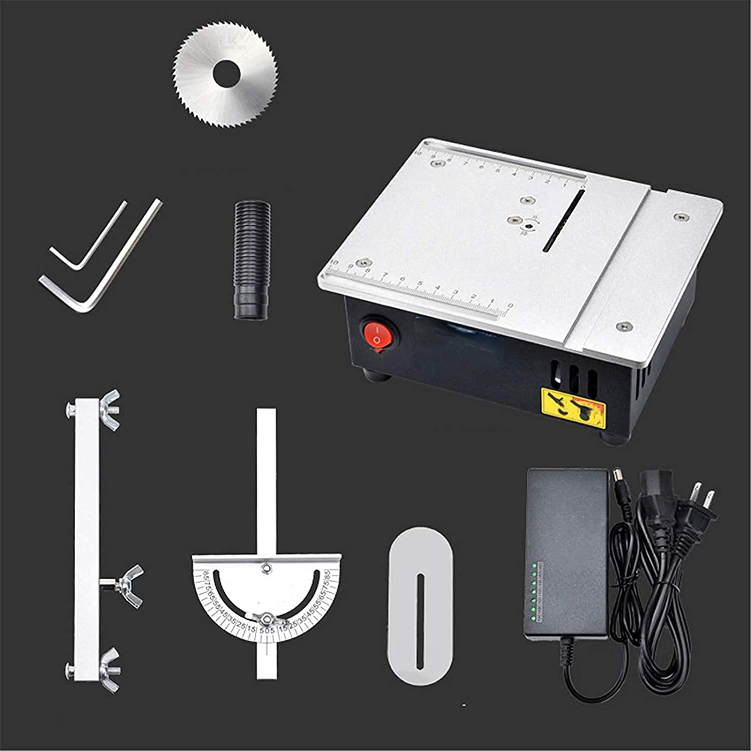 96W Tafelzaag Mini Desktop Elektrische Cirkelzaag Cutter