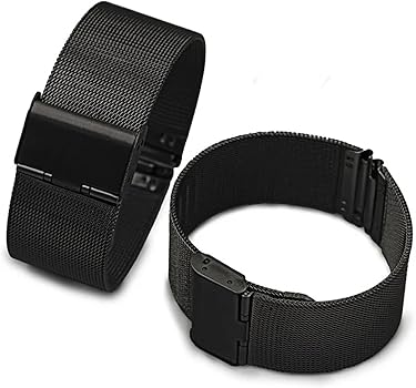 Cinturino Watch 6 Cinturino Orologio In Silicone Nero, Bucherato - Foto 7