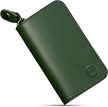 [Modiko] キーケース メンズ スマートキー対応 日本製 本革 ファスナー キーケース 車 コンパクト key case カラビナ プレゼント