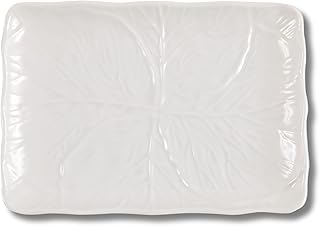CABBAGE LEAF APPETIZER PLATE/TRAY SET/4