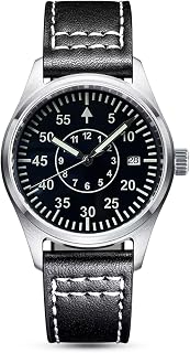 Steeldive SD1940T Pilot Watch, Flieger, Type B, B-Uhr, Sterile, NH35, Sapphire, Lume, Leather, BNIB