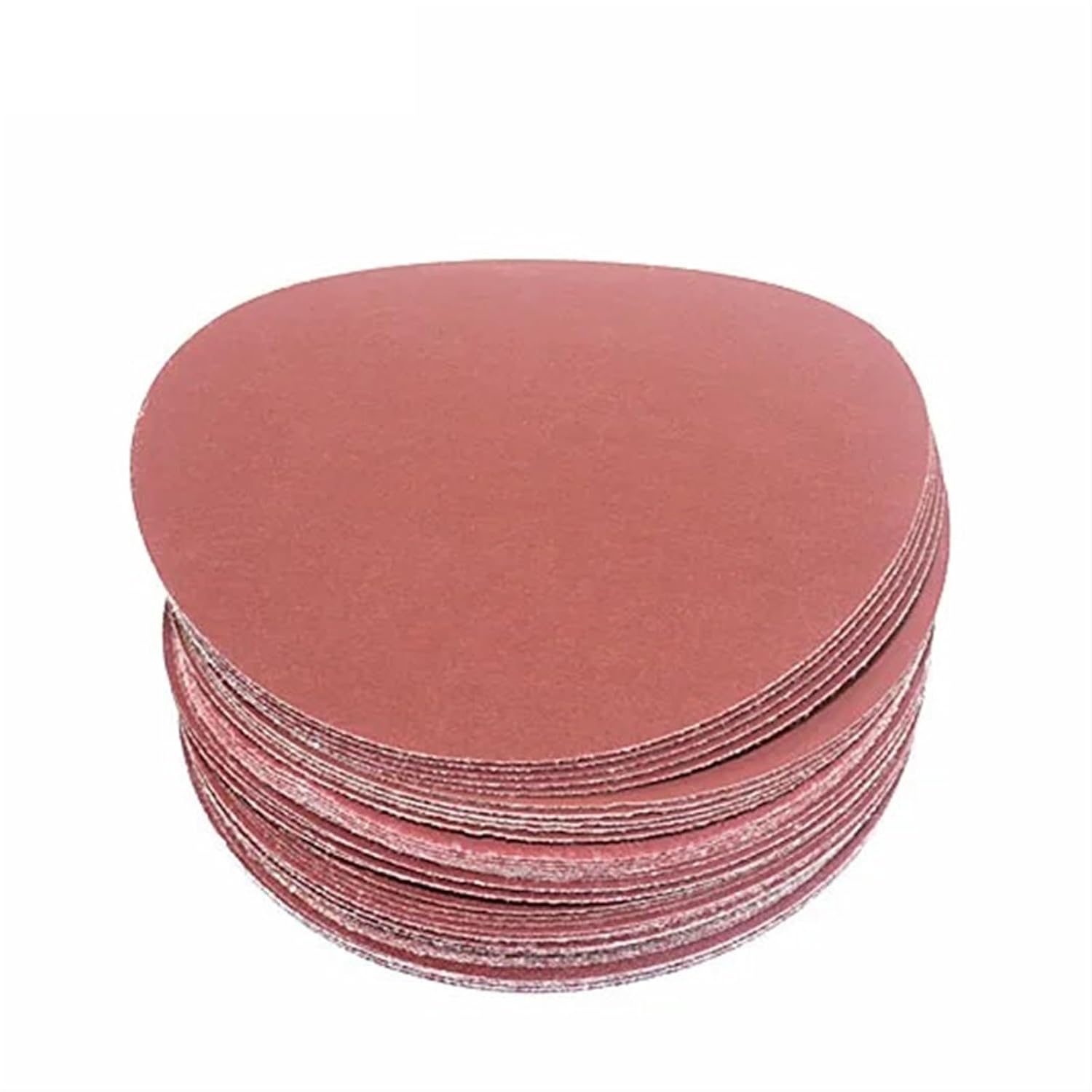 40pcs/Set Brushed Back Sandpaper for Sander Red Round Sanding Paper 6Inch 150mm Grits 320/400/600/800/1000/1200/1500/2000