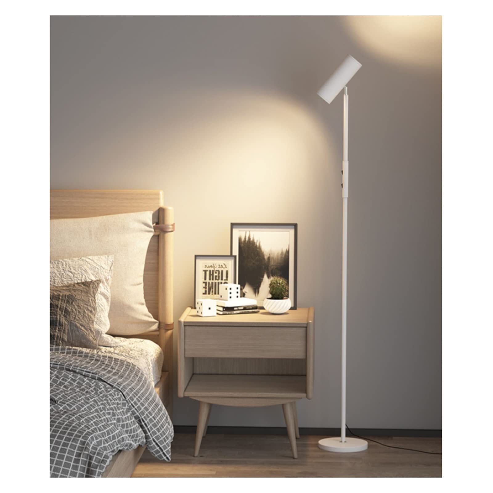 Lampka nocna Dekoracja narożna Pionowa lampa podłogowa (bez źródła światła) Dekoracyjny