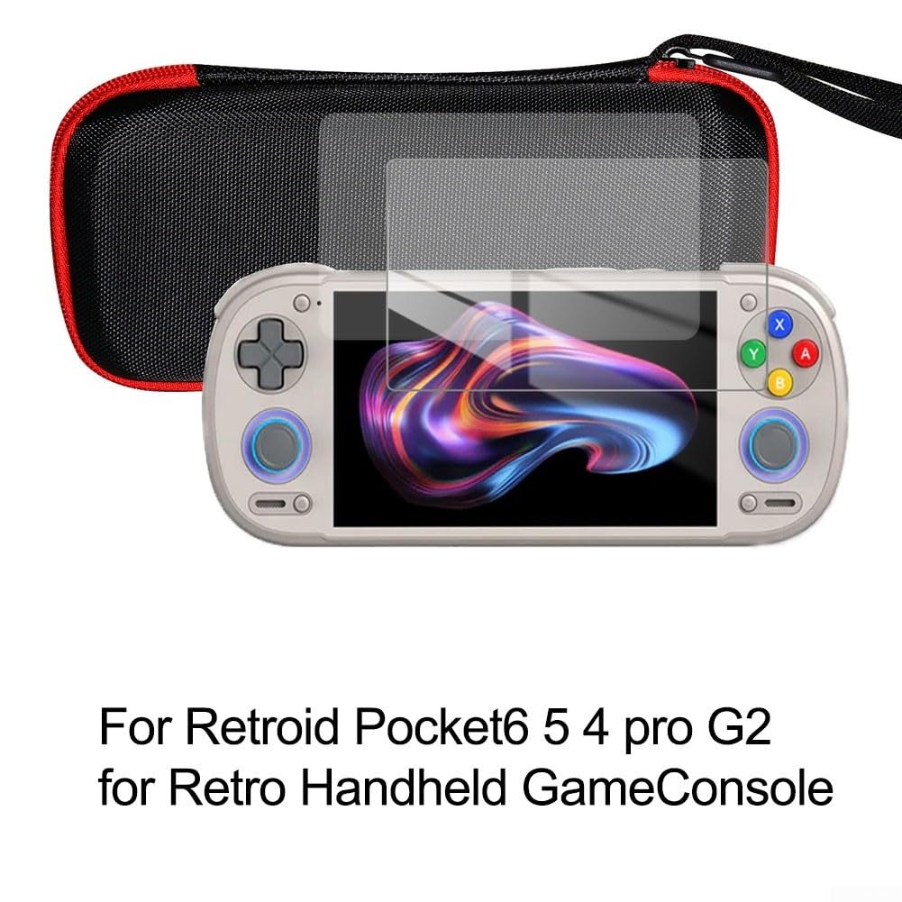 Custodia rigida per retroid Pocket 6, borsa portaoggetti per console di gioco portatile, accessori protettivi organizer da viaggio antiurto portatile