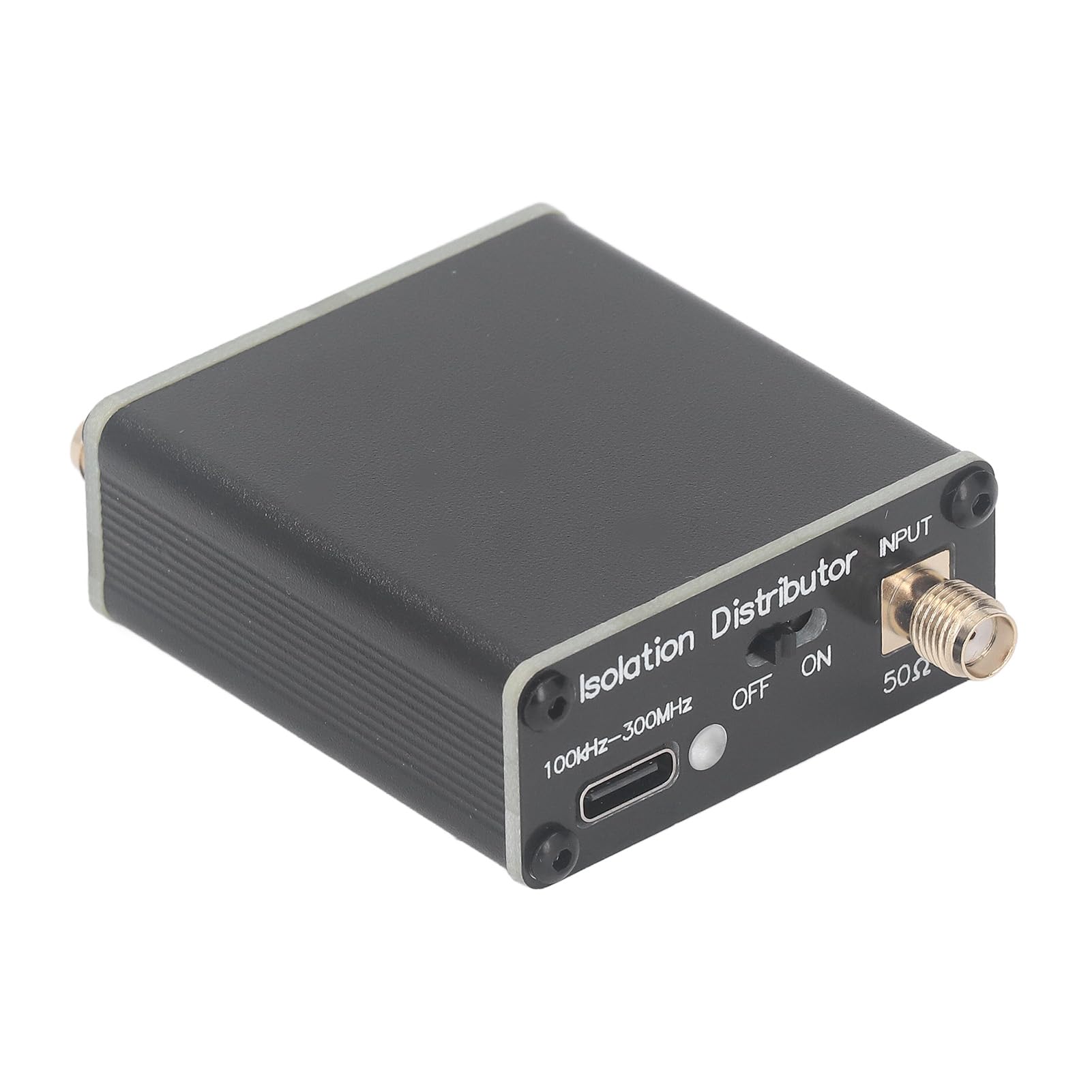 Isolateur RF 100 kHz à 150 MHz, impédance 50 Ω, compatible avec sources SDR et GPSDO