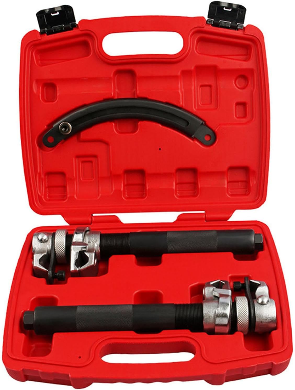 Universal Strut Coil Spring Compression Kit with Secure Jaws for Spring Replacement Easily Install Heavy Duty with Bracket