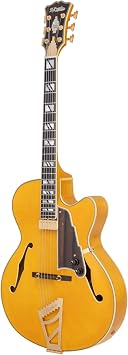 DAngelico Excel 16 Hollowbody Electric Guitar - Amber