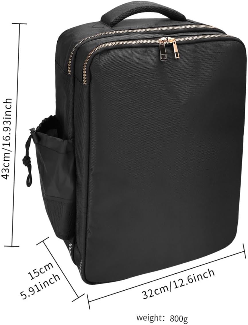 Hairstylist Backpack for Hair Tools Organizer Large Capacity Travel Bag for Barbers Durable and Lightweight Design Multiple Pockets for Easy Access to Scissors Combs and Hairdryers