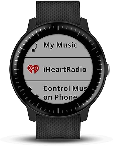 Miniatura 5 de Garmin Vivoactive 3 GPS Smartwatch negro con hardware plateado almacenamiento de música y reproducción renovado