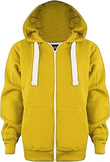 Sudadera con capucha y cremallera para niños y niñas, diseño de manga larga para niños, equipada con bolsillos, versátil como chaqueta o parte superior, ideal para uso diario e informal