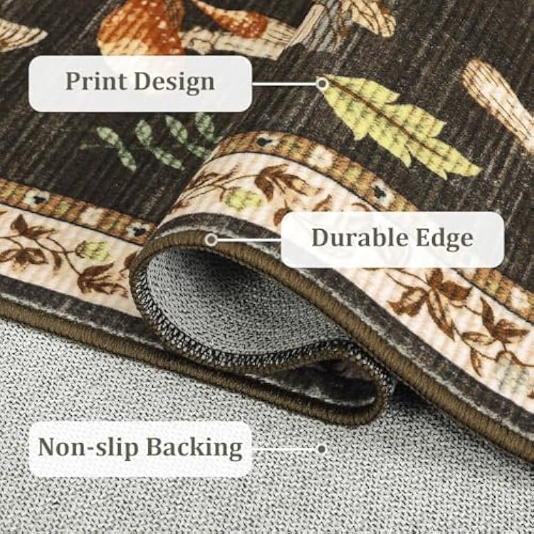 ROYHOME Mushroom Washable Rug 5x7 Area Rugs for Global | Ubuy