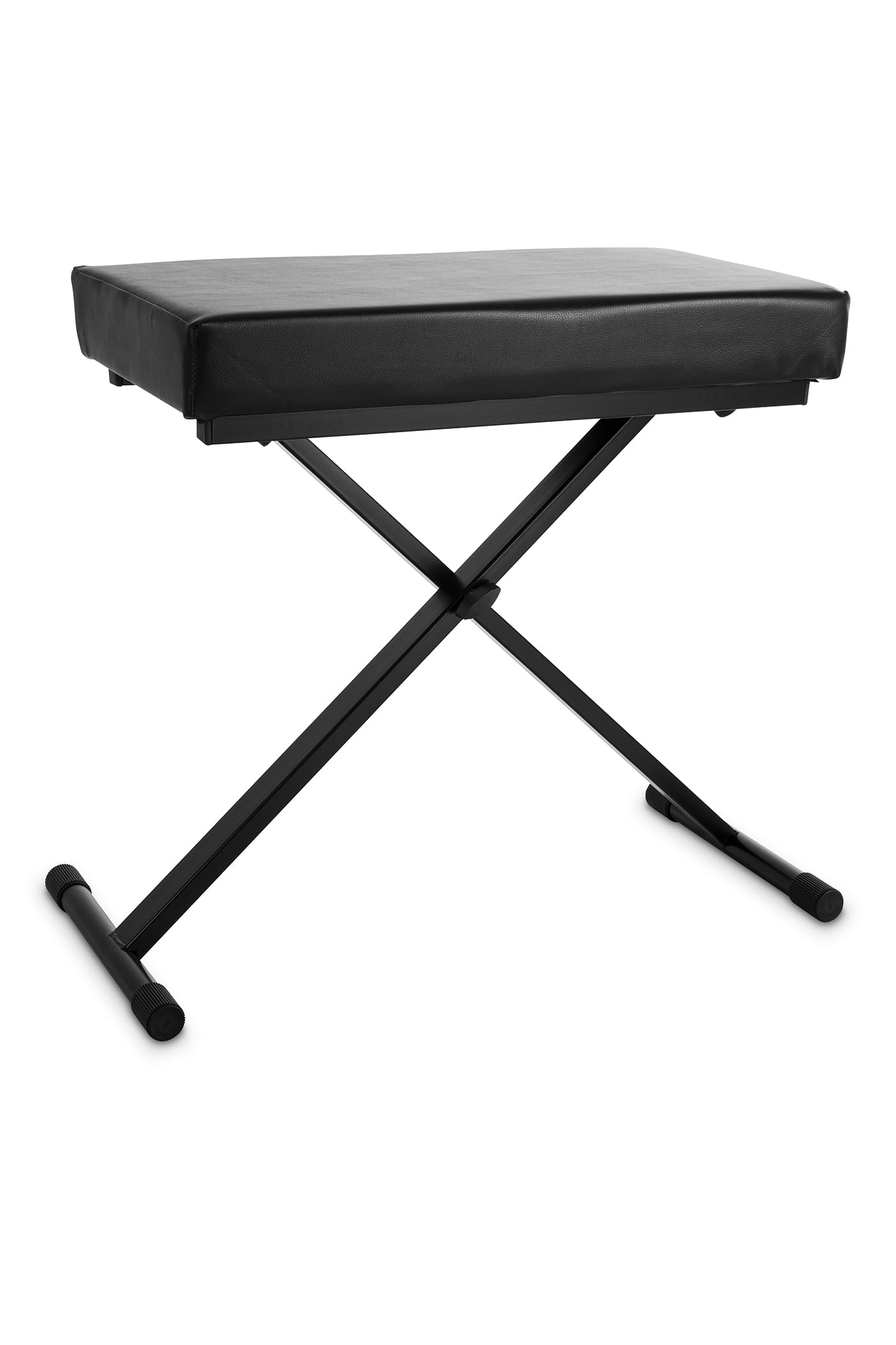 Gewa 900533 Keyboardbank (3-fach höhenverstellbar, Polsterung 7 cm, Höhe 55 - 68 cm) schwarz