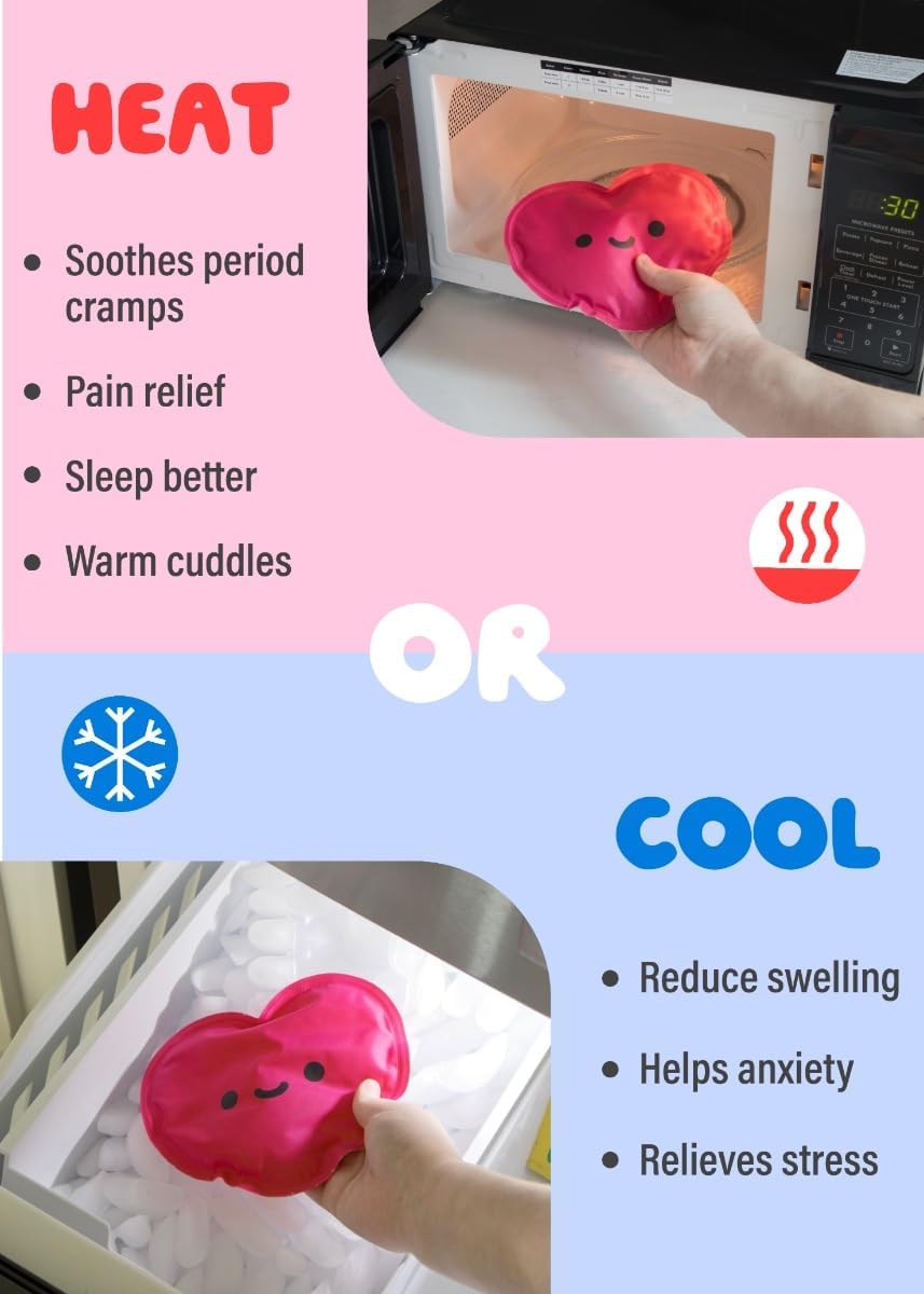 Shopzoki Heatable Grape Scented Bat Plush for Period Cramps & Emotional Support, Microwavable Stuffed Animal, Coolable Plushie for Anxiety & Pain Relief (Purple Grape)