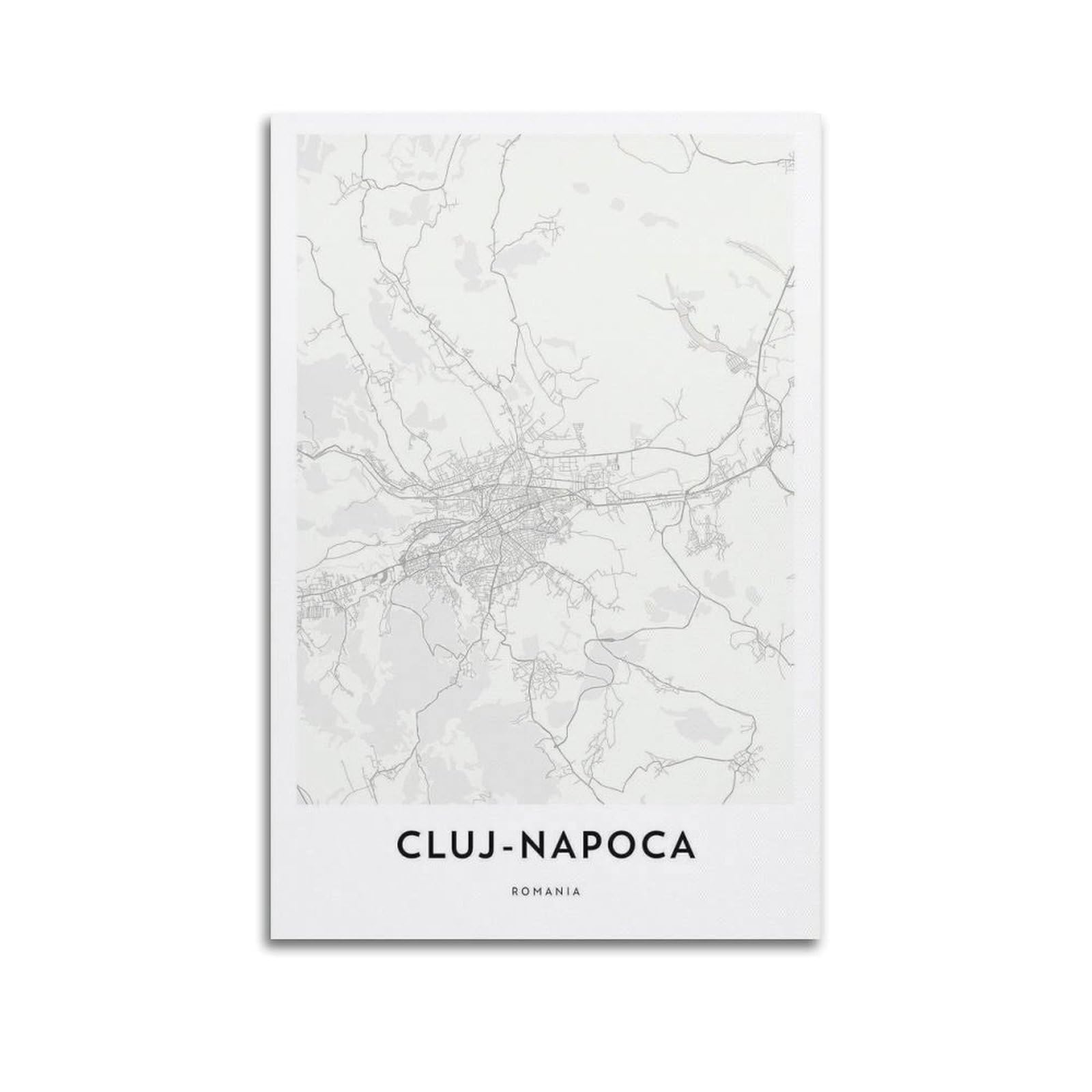 xiaoxiaoshen Cluj Canvas Poster Wall Art Prints Room Aesthetic Murals Bedroom And Living Decorations 24x36inch(60x90cm)