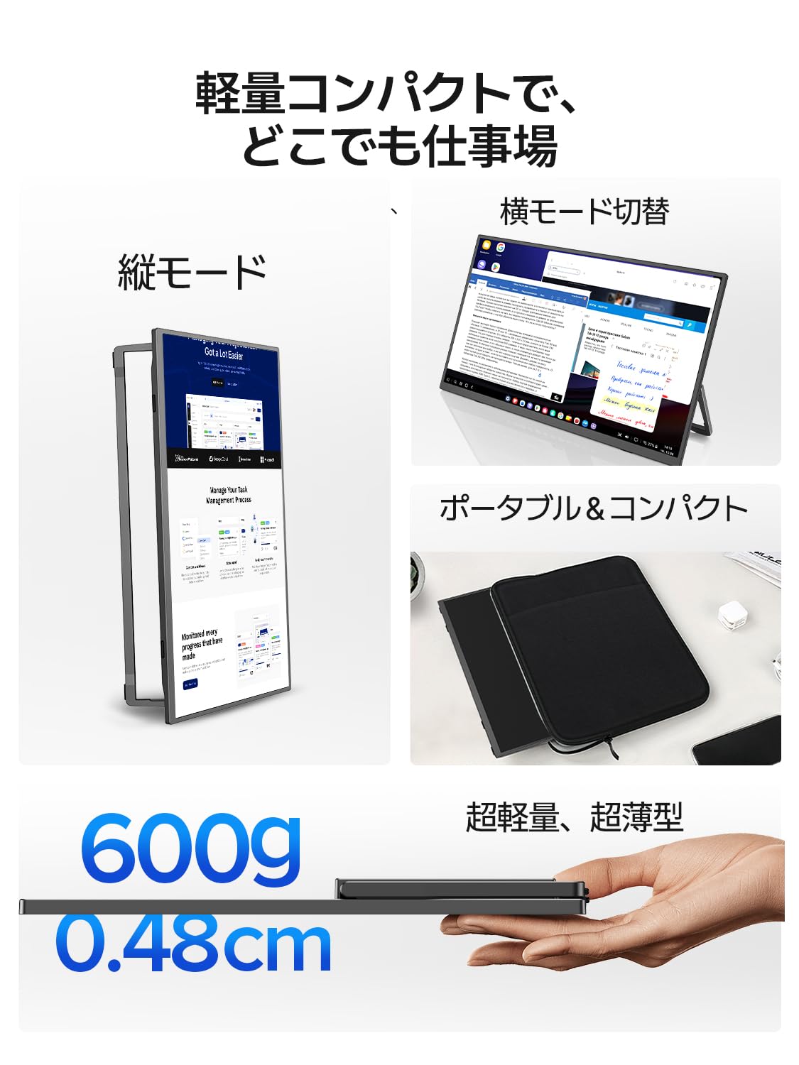 Amazon.co.jp: 15.6インチ モバイルモニター Newsoul モバイル
