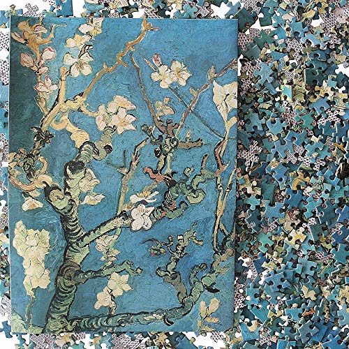 Moruska Almond Blossom By Vincent Van Gogh Jigsaw Puzzle 1000 Piece Art Painting Puzzles For Adults thumb #2