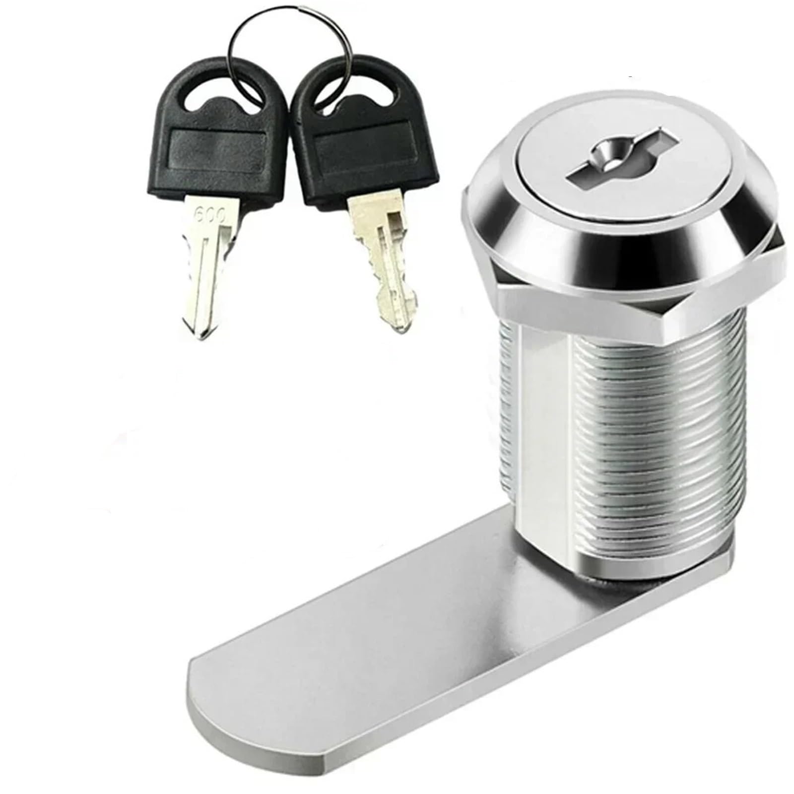 Dsfihjo 2Pcs 30Mm Mailbox Lock 4 Sizes Mailbox Lock With 2 Keys For File Cabinet Tool Box Locker Cam Security Furniture Hardware Door Mail(2Pcs 30Mm)