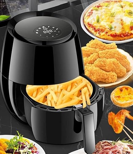 Miniatura 2 de DDYYCX Horno freidora de aire freidora de aire de 55 cuartos de galón freidora eléctrica de aire caliente sin aceite con 7 preajustes