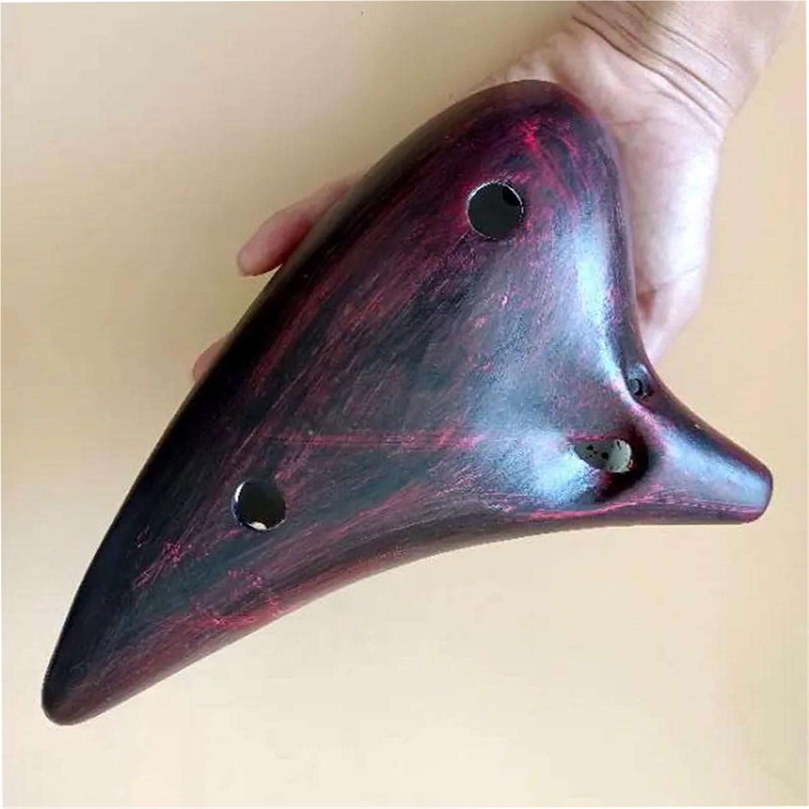 Professionelle Okarina Professionelle 12-Loch-Ocarina-Bass-C-/BC-Taste