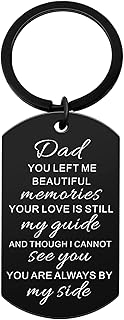 Ibiwe Dad Memorial Gifts For Loss Of Father-Remembrance Sympathy Gift For Dad Keychain In