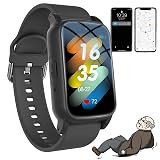 Orologio Anticaduta Per Anziani Con GPS | Pulsante SOS | Telefono HD | Monitoraggio Della Salute | Risposta Automatica, Promemoria Di Caduta, Per Pazienti Affetti Da Alzheimer E Demenza Black