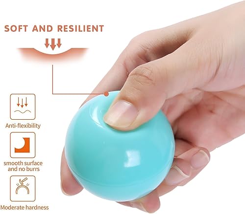 Miniatura 3 de Pelotas de juego suaves  Pelotas de plástico a prueba de aplastamiento para hoyo de pelotas, juego de 100 piezas para niños pequeños, túneles de