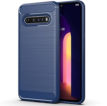 Case for LG V60 ThinQ 5G Case/for LG V60/LM-V600EA Case Slim Soft TPU Case Shock-Absorption Protective Shockproof Phone Cover for LG V60 ThinQ Navy Blue
