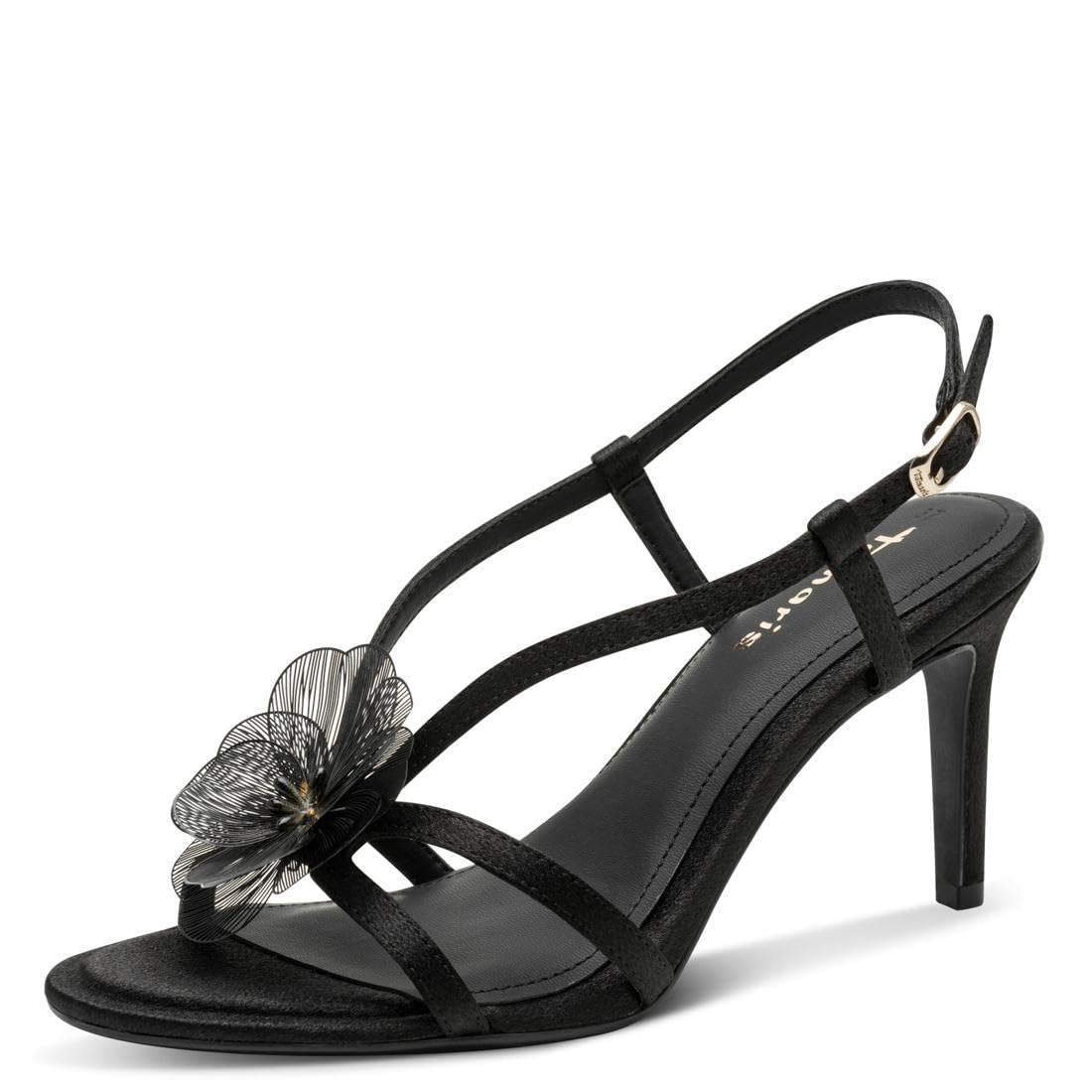 Tamaris Women’s sandal with stiletto heel black 5 UK