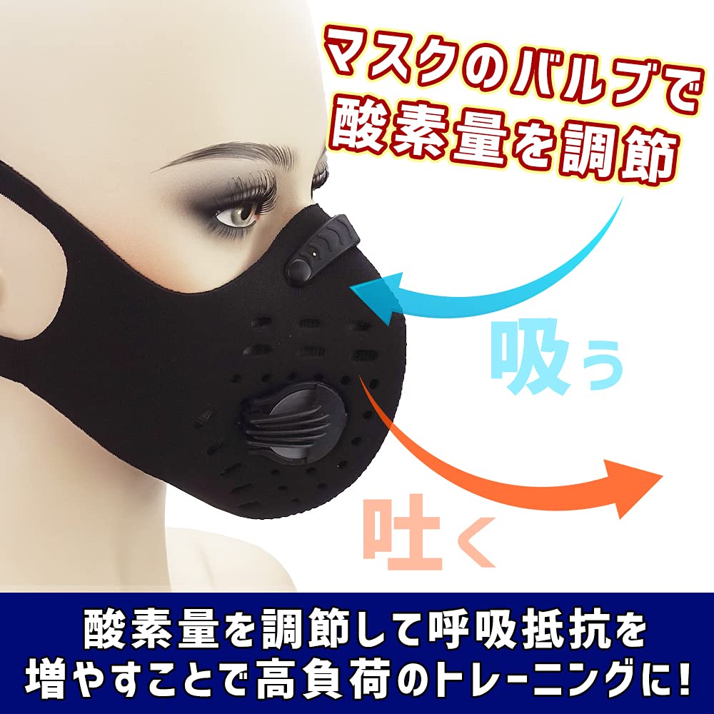 Amazon | 低酸素マスク トレーニング用 ネオプレーン素材 ランニング