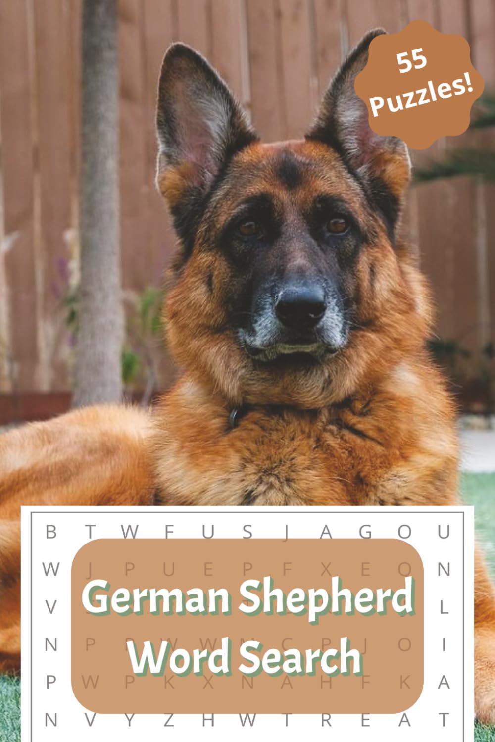 German Shepherd Word Search Puzzle Book: Word searches with easy to read print with German Shepherds, dogs, puppies, furry friends and more | 6x9 ... Gift for vacations, holidays, and down time.