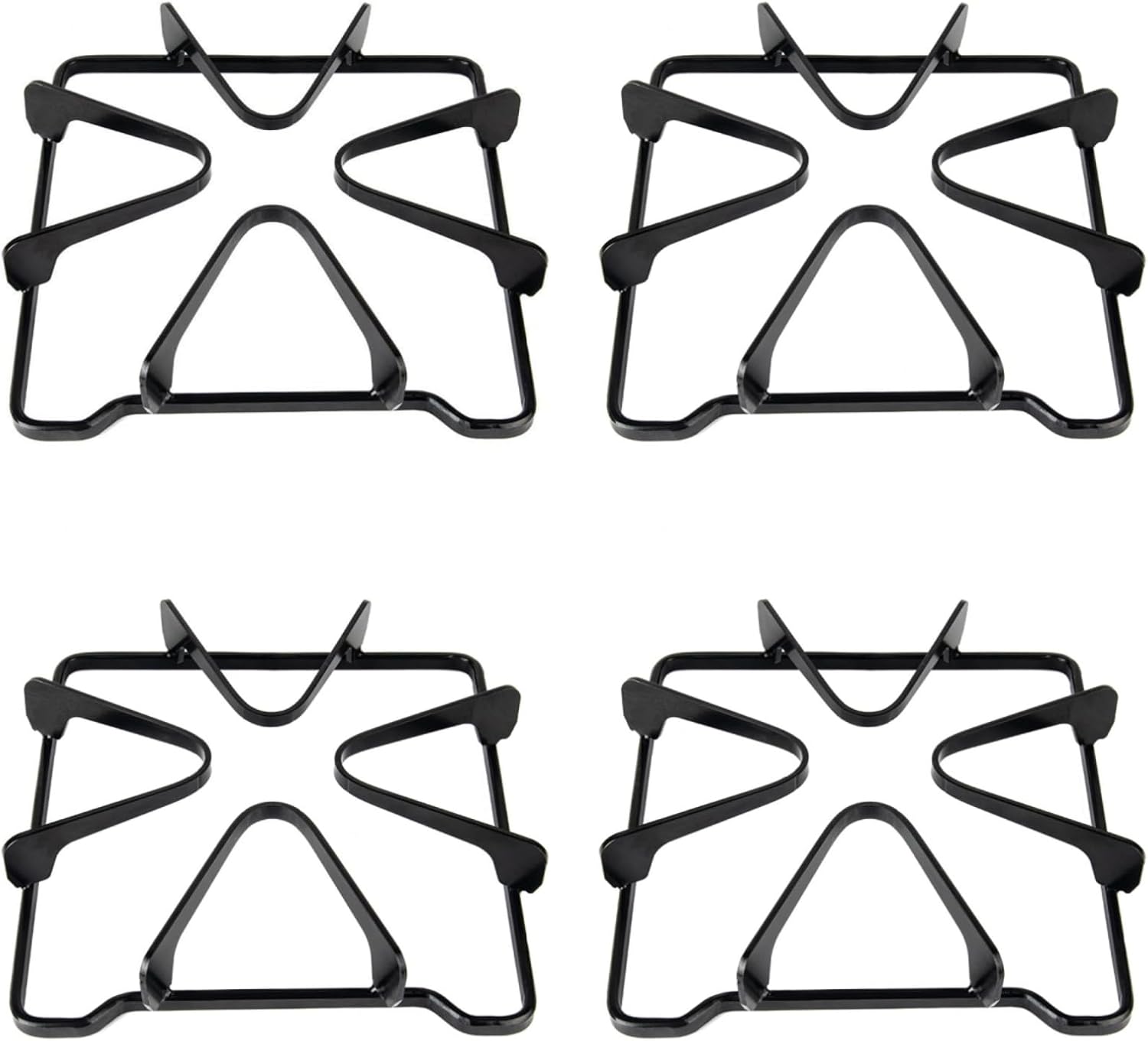 8053458 Burner Grate Gas Stove Grate Replacement Whirlpool WPW10268483 8053580 AP6018155 PS11751457 4 Pack